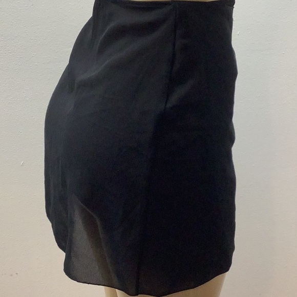 Zuliana Size Small Black Waist Tie Sarong Skirt. Made in USA. New With Tags - Picture 4 of 5